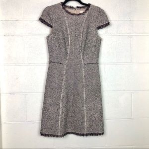 Rebecca Taylor pink black tweed dress, 4